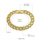 CREW 13MM Cuban Bracelet | 970482