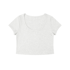 Loki & Ivy Women's Solid Color Slim Crop T-Shirt