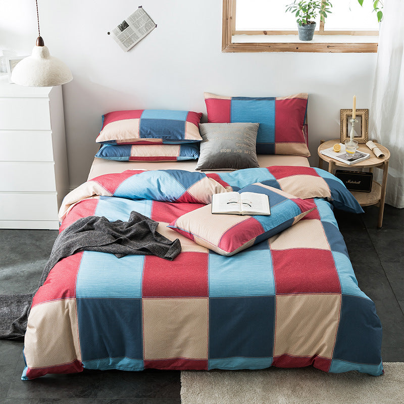 Check cotton bedding Pi-Mart