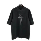 Men's Oversized Gothic Cotton T-Shirt - Summer Streetwear