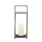 DecMode Black Metal Decorative Candle Lantern EasyOptionXY LLC