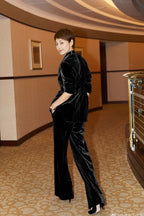 Velvet professional suit high-end women Pi-Mart