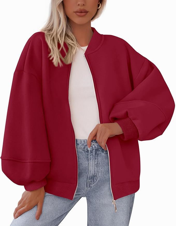 Zip Sweatshirt Jacket Casual Long Sleeve Pilot Coat Pi-Mart