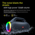 Colorful Bluetooth Speaker High Power Extra Bass Portable Portable Outdoor Sound Box Pi-Mart