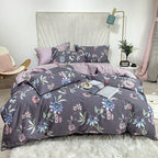 Cotton Digital Printing Bed Sheet Quilt Cover Set Pi-Mart