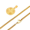 Men's Compass Necklaces Pi-Mart