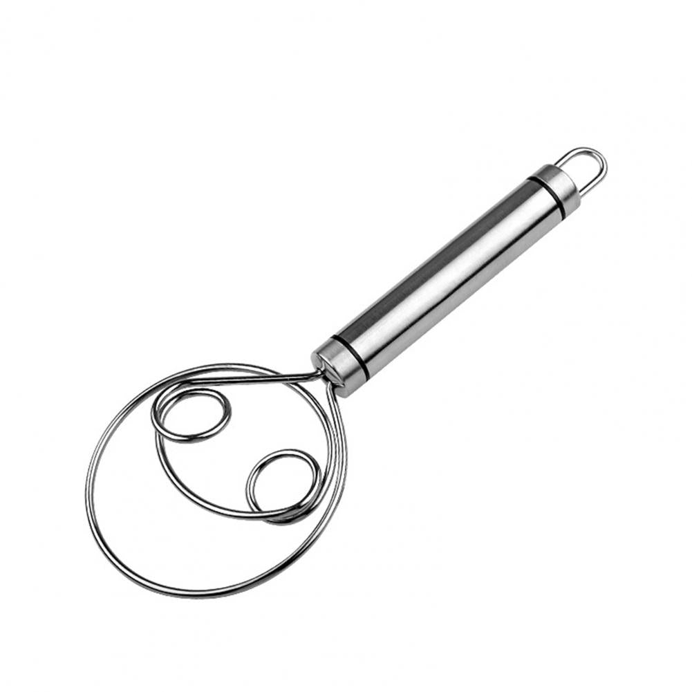 Stainless Steel Danish Flour Binocular Coil Mixer Manual Dough Mixer And Dough Tool Mixing Stick Pi-Mart