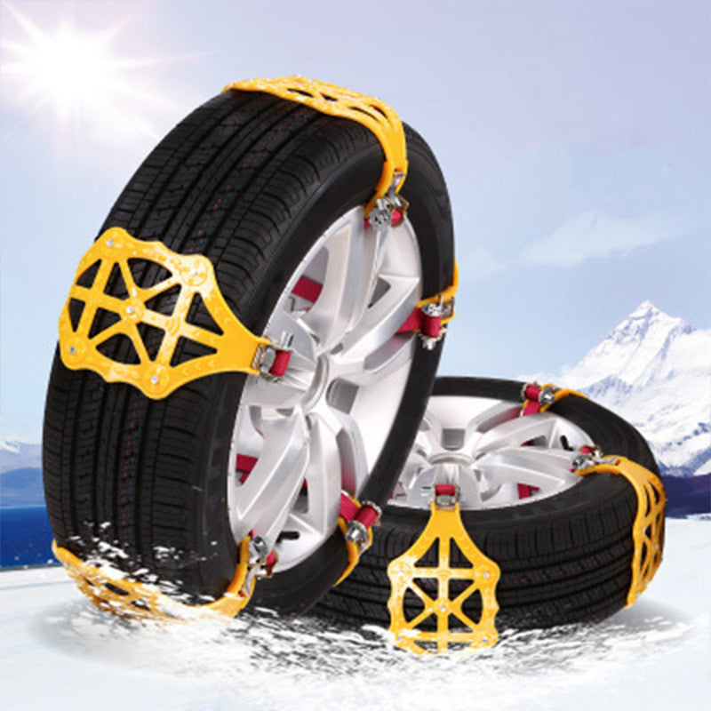 Emergency Tire Snow Chain Double Buckle Pi-Mart