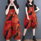 Denim Lantern Strap Pants
