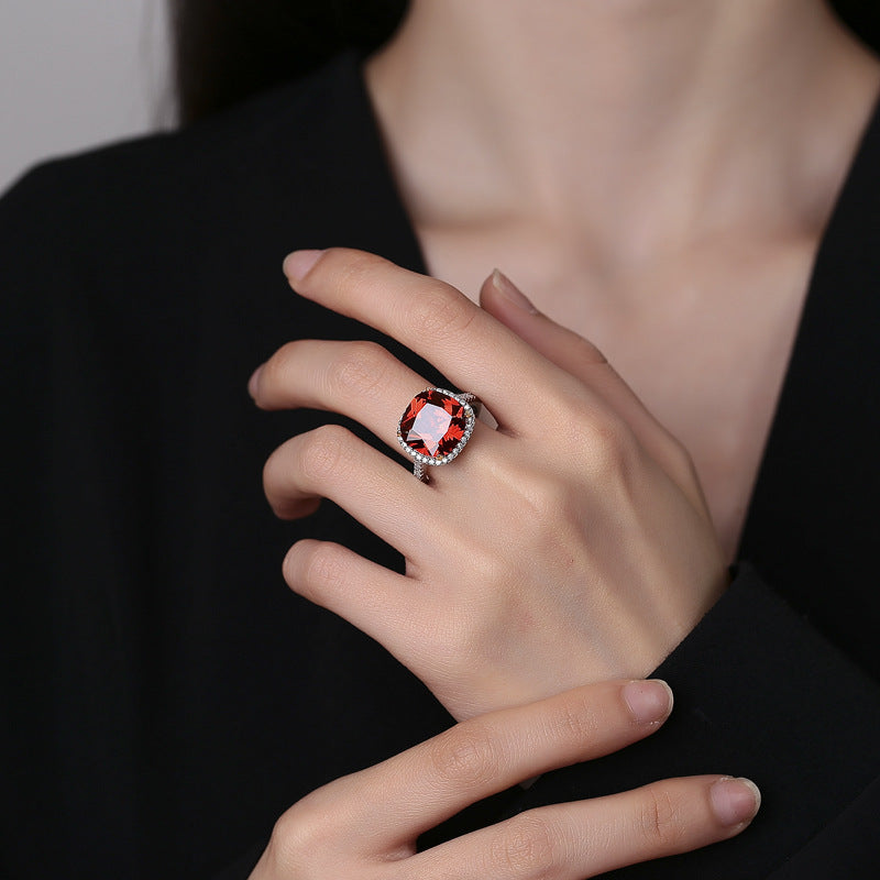 Original S925 Sterling Silver Ring 125 Carat High Carbon Diamond Padma