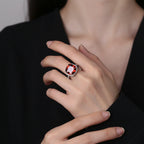 Original S925 Sterling Silver Ring 125 Carat High Carbon Diamond Padma