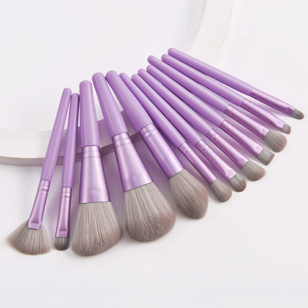 Set Of 12 Portable Makeup Brushes Pi-Mart