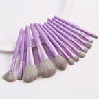Set Of 12 Portable Makeup Brushes Pi-Mart