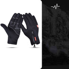 Fall And Winter Men's And Women's Plus Velvet Touch Screen Warm Riding Windproof Gloves Pi-Mart