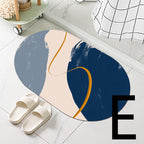 Diatom Mud Bathroom Door Non-slip Absorbent Floor Mat Pi-Mart