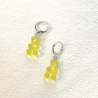 Cute Acrylic Gummy Bear Dangle Earrings Pi-Mart