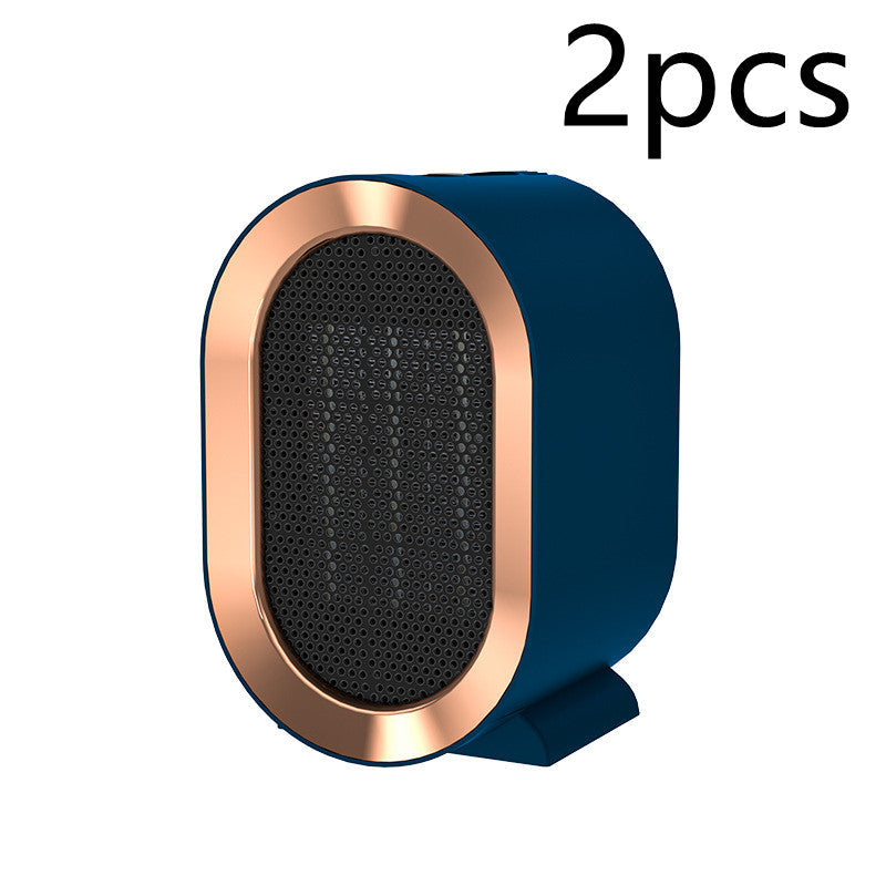 Desktop Electric Heater Mini Portable Fan Heater 220V PTC Ceramic Heating Warm Air Blower Home Office Warmer Machine Pi-Mart