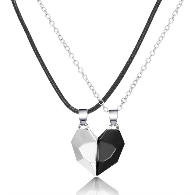 Korean Fashion Magnetic Couple Necklace Pi-Mart