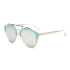 Women Round Cat Eye Fashion Sunglasses