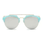 Women Round Cat Eye Fashion Sunglasses