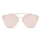 Women Round Cat Eye Fashion Sunglasses