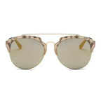Women Round Cat Eye Fashion Sunglasses