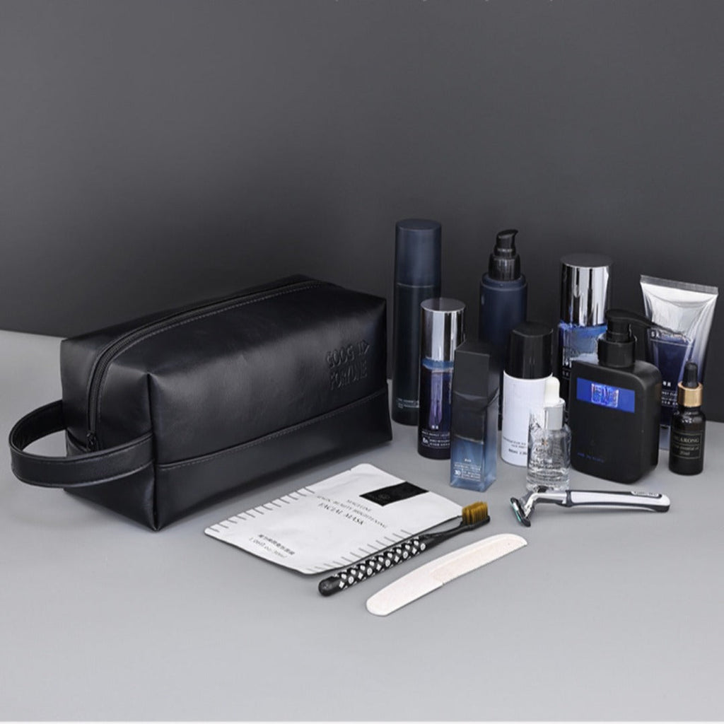 Travel Portable Men's Wash Bag – Business Travel Wash Kit Storage Bag, Toiletry Bag for Men | Compact & Stylish Design for On-the-Go Convenience - SJB-DIAMOND ELITES
