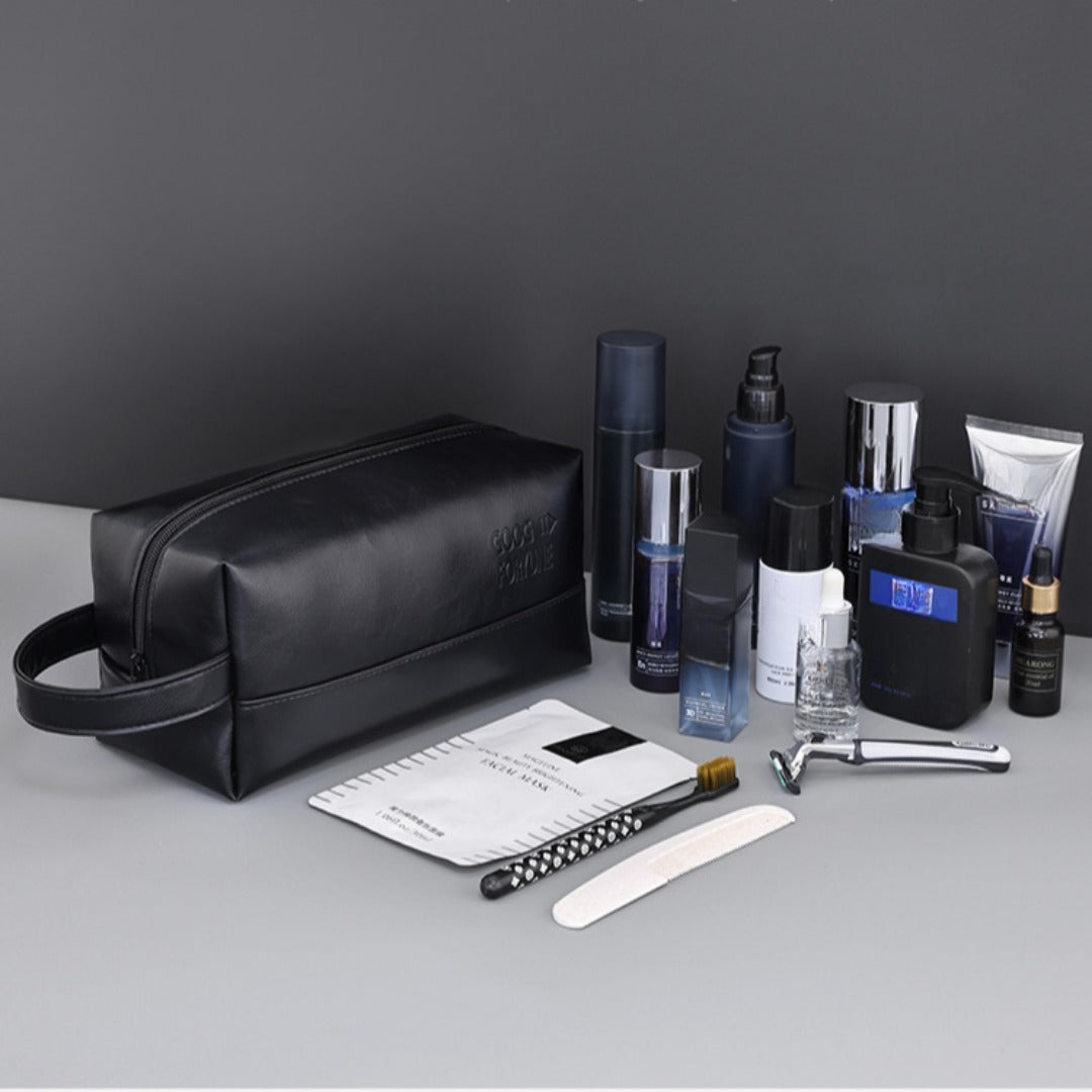 Travel Portable Men's Wash Bag – Business Travel Wash Kit Storage Bag, Toiletry Bag for Men | Compact & Stylish Design for On-the-Go Convenience - SJB-DIAMOND ELITES