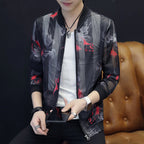 Outer Wear Long-sleeved Youth Fashion Hooded Stand-collar Jacket