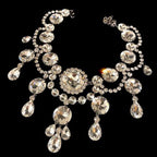Exaggerated Rhinestone Pendant Necklace Set Fashion Pi-Mart