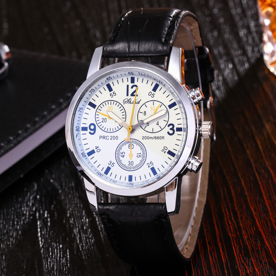 Men's belt watch student sports quartz watch Pi-Mart
