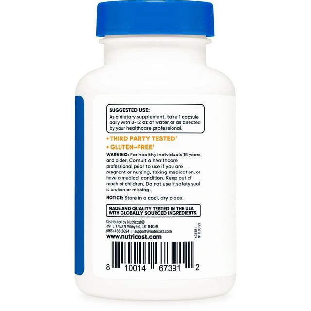 Nutricost Policosanol 40mg, 120 Capsules - Gluten Free, Non-GMO, Supplement EasyOptionXY LLC