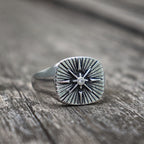 Polaris Star Signet Ring - SJB-DIAMOND ELITES