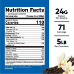 Nutricost Casein Protein Powder 5lb Vanilla - 100% Micellar Casein EasyOptionXY LLC