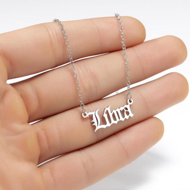 Zodiac Necklace Alphabet - SJB-DIAMOND ELITES