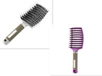 Hairbrush Anti Klit Brushy Haarborstel Women Detangler Hair Brush Bristle Nylon Scalp Massage  Teaser Hair Brush Comb Pi-Mart
