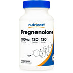 Nutricost Pregnenolone 100mg, 120 Capsules - Non-GMO, Gluten Free, Vegetarian Supplement