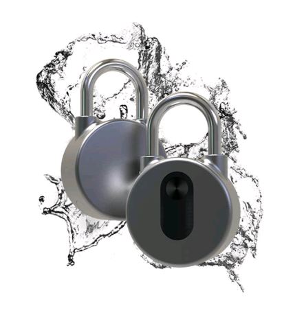 Smart padlock Bluetooth lock dorm cabinet door lock home lock waterproof mobile phone APP unlock Pi-Mart