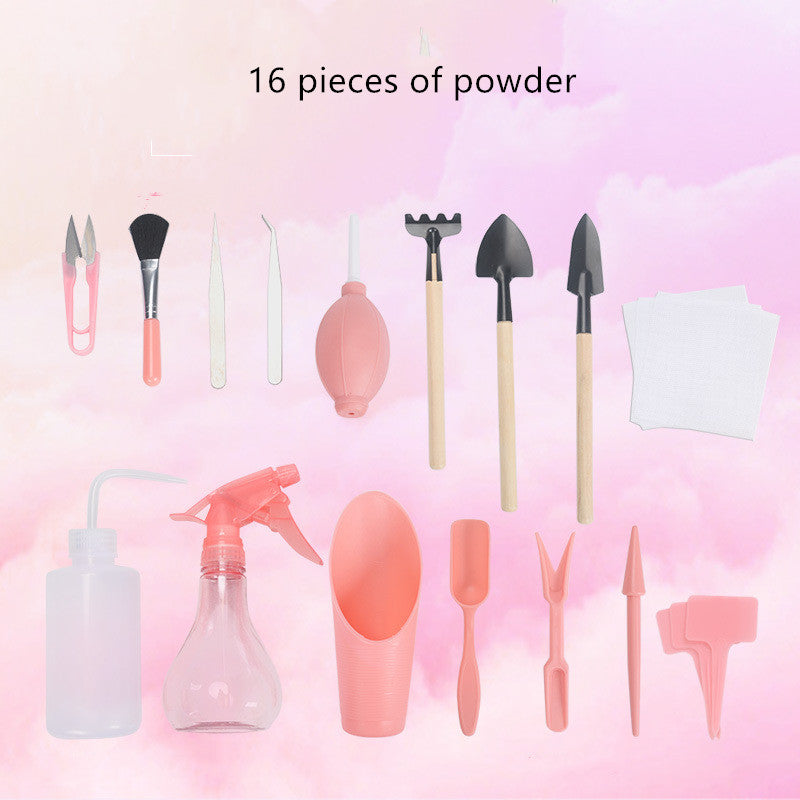 Succulent planting tool combination set