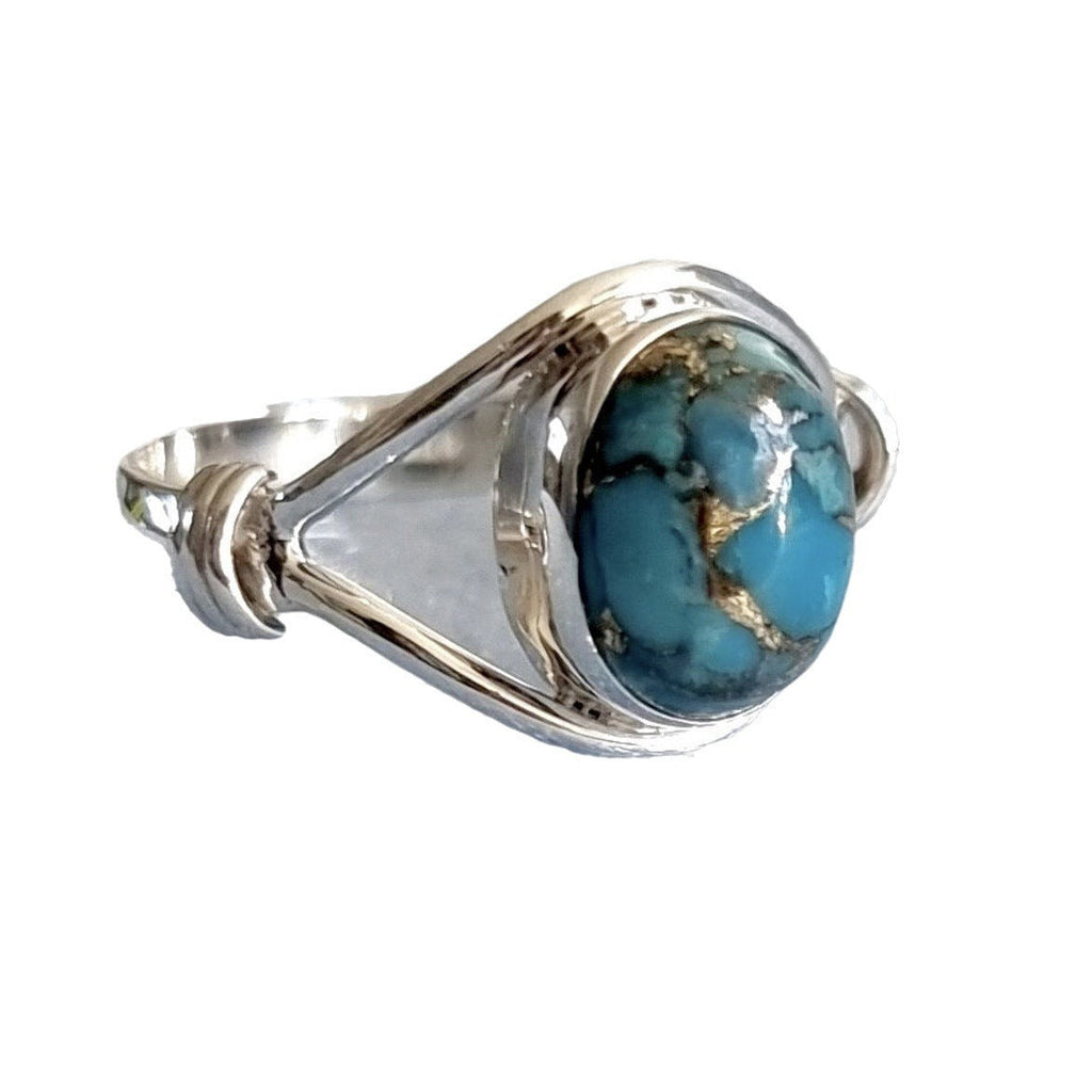 Turquoise Ring Unique Lady Simple Fashion Pi-Mart