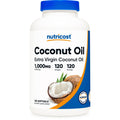 Nutricost Coconut Oil Softgels 1000mg, 120 Softgels, Gluten Free and Non-GMO Supplement