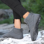 Outdoor Sports Cotton Shoes For Men And Women Winter Warm Slip-on Boots Wear-resistant Anti-ski Thickened Shoes Couple Pi-Mart