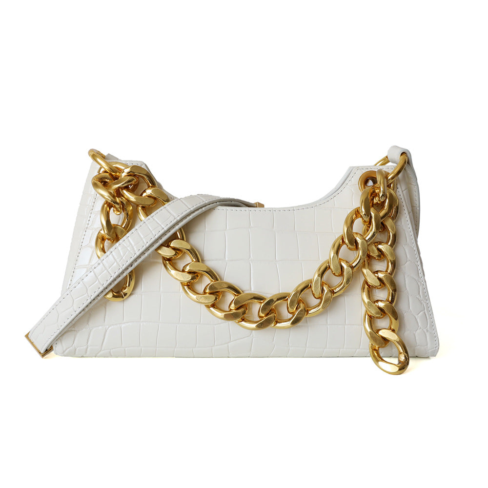 Ladies One-shoulder Messenger Handbag Cowhide Handbag Pi-Mart