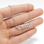Zodiac Necklace Alphabet - SJB-DIAMOND ELITES