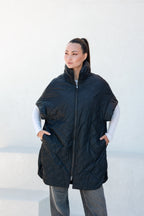 Pre-Order. Re-Stock Ships February 2026. Bianca Relaxed Fit Embossed Vest