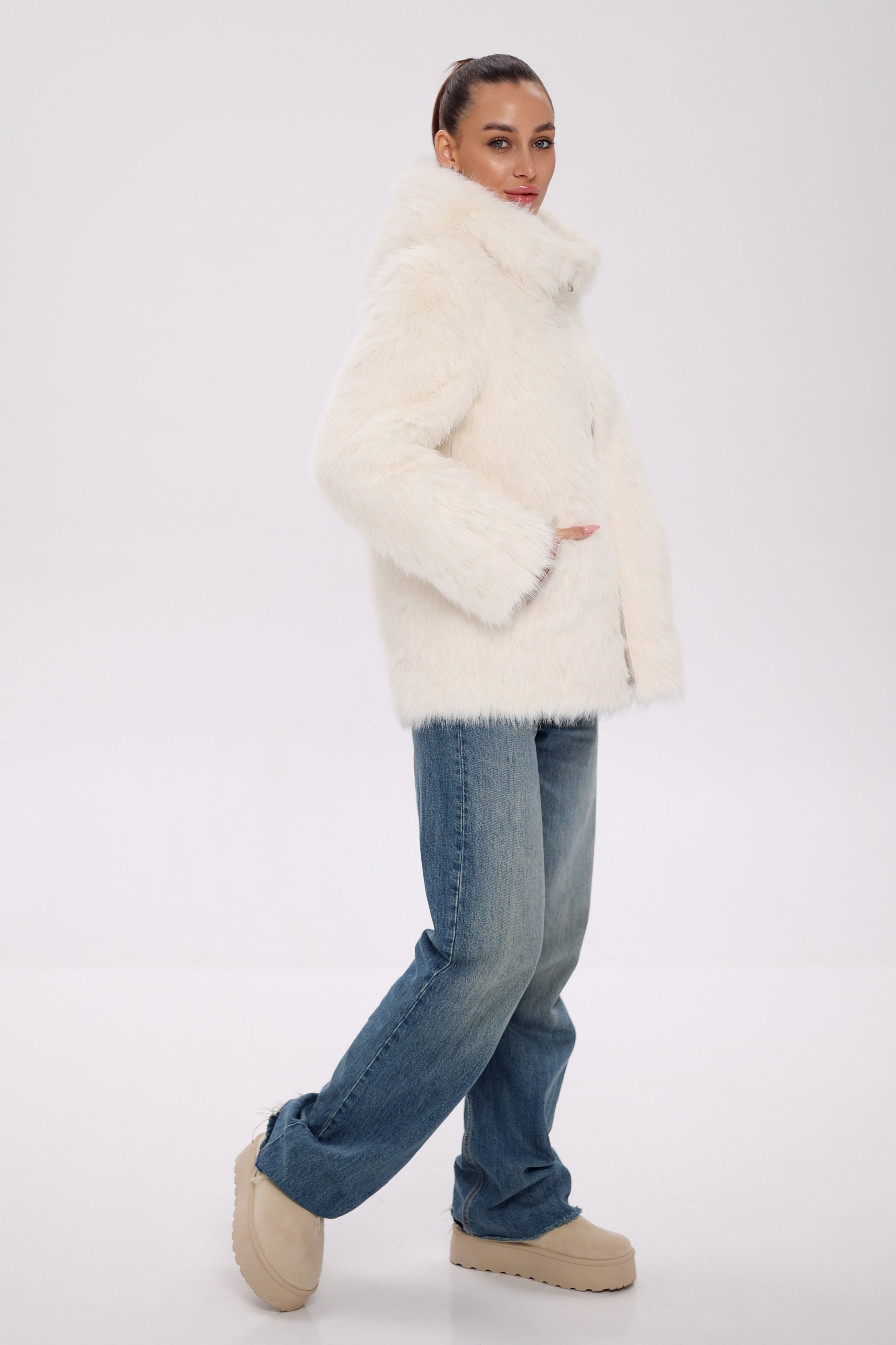 ⇆ Reversible Hooded Wool Blend Jacket - SJB-DIAMOND ELITES