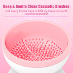 Portable USB Makeup Brush Cleaner Machine Electric Cosmetic Brush Cleaning Washing Tools Automatic Clean Makeup Brushes Pi-Mart