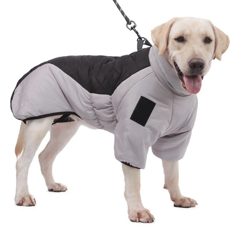 New Winter Dog Coat Waterproof Pet Clothes For Medum Large Dogs Warm Thicken Dog Vest Custome Labrador Jacket Pi-Mart