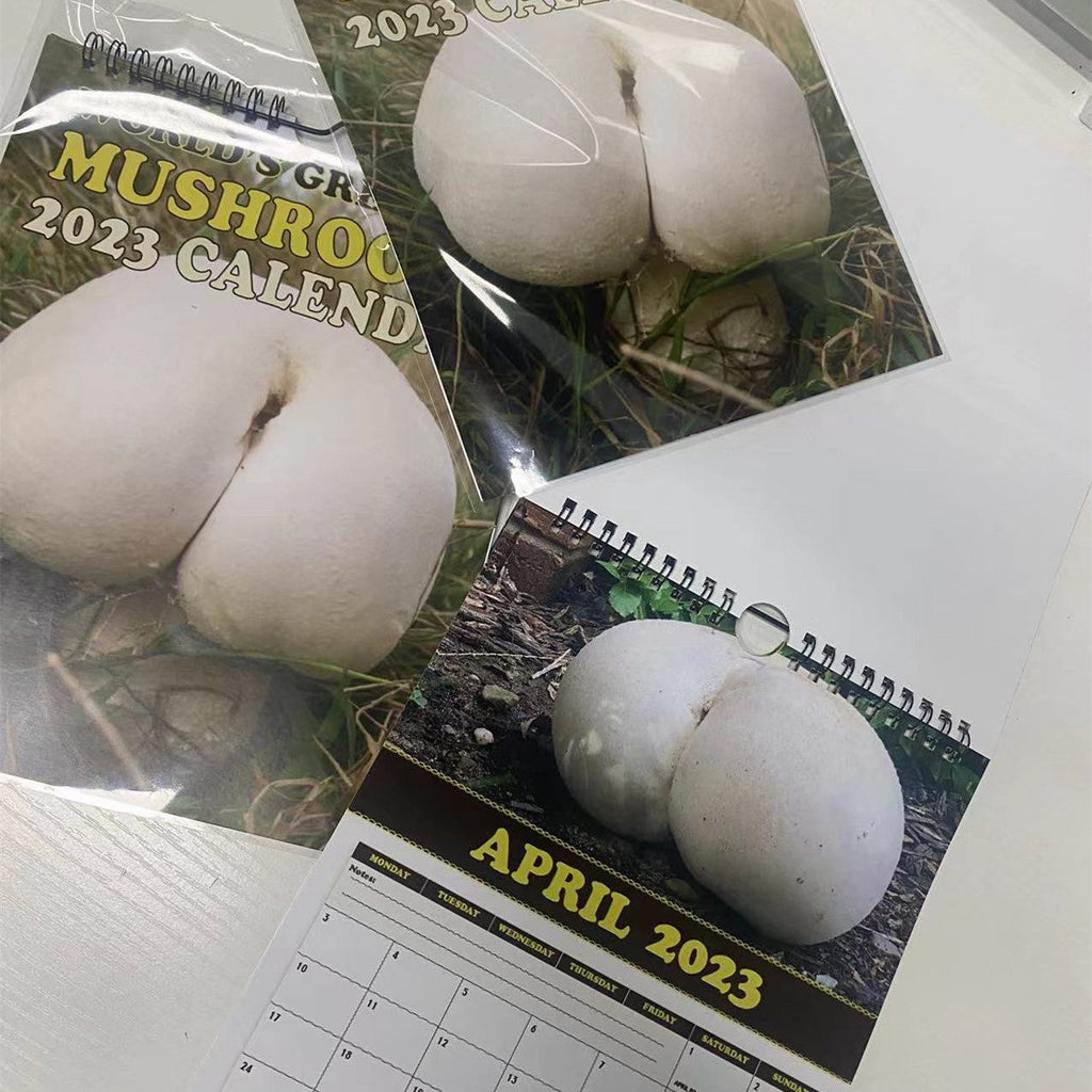 2024 New Cross-border Calendar Great Mushroom Calendar Pi-Mart