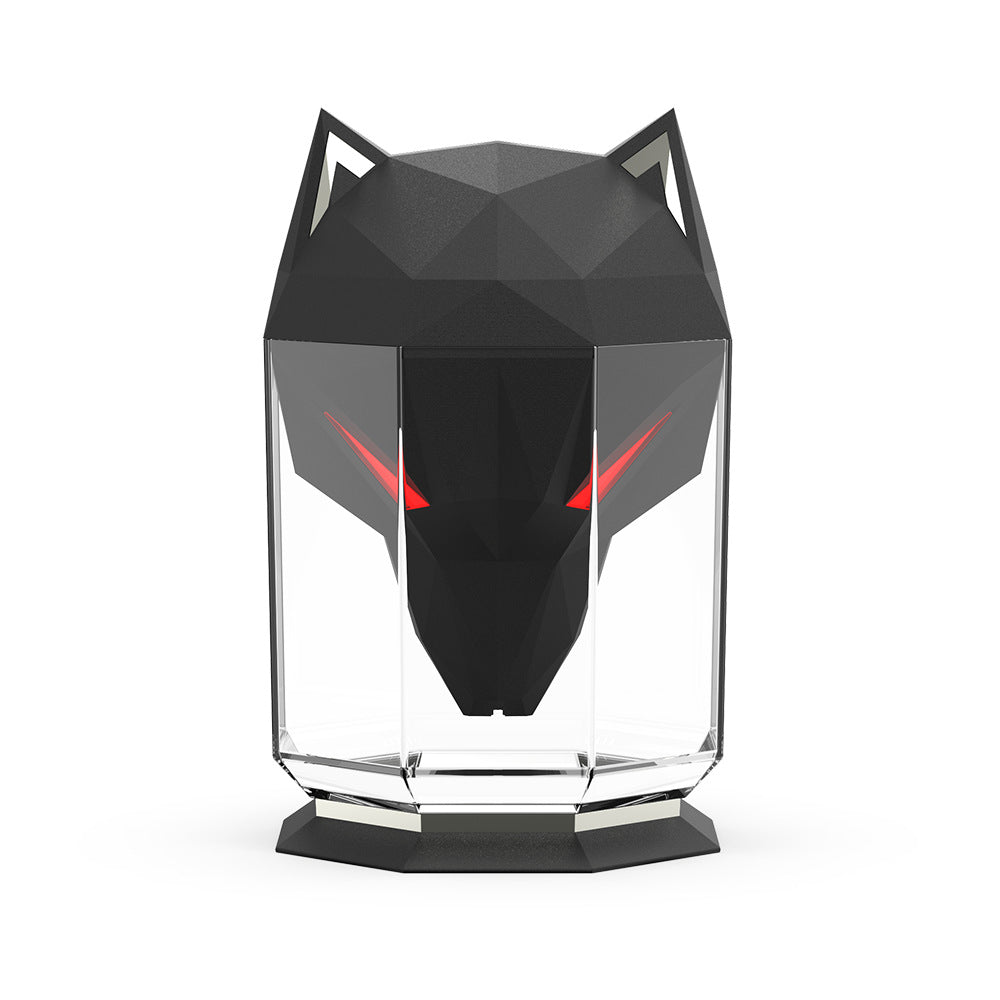 War Wolf Air Humidifier Ultrasonic Air Diffuser Colorful Lights Humidifier Air Nano Spray Home Desktop Supplies Pi-Mart